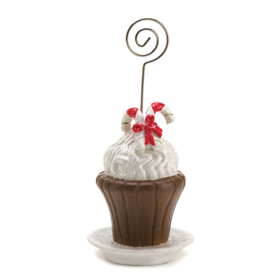 #15458 Candy Cane Cupcake Place Card Holder