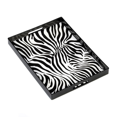#15513 Zebra Print Tray