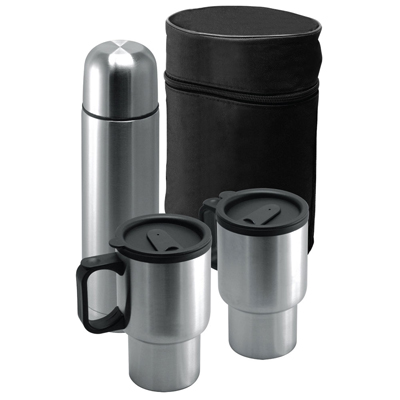 #15556 Stainless Steel Travel Mug Set