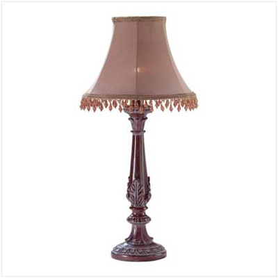 #32276 Beaded Leaf-Motif Lamp