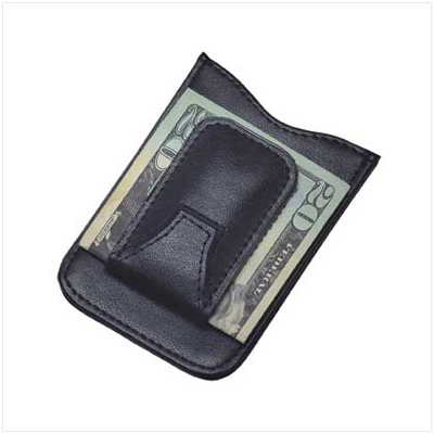 #36465 Leather Money Clip Wallet