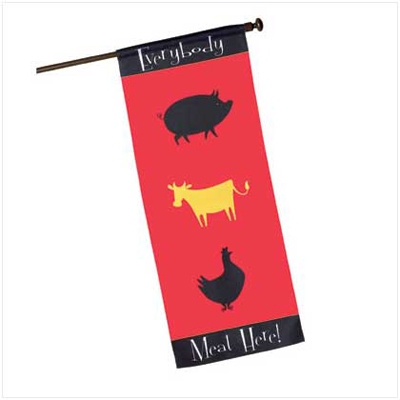 #37755 Everybody Meat Here Banner