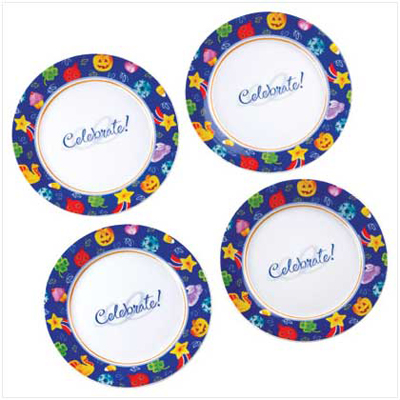 #37792 Celebrate! Dessert Plates