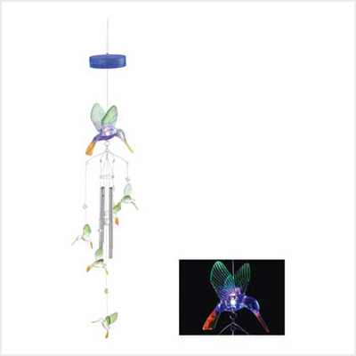#38432 Light-Up Hummingbird Windchime