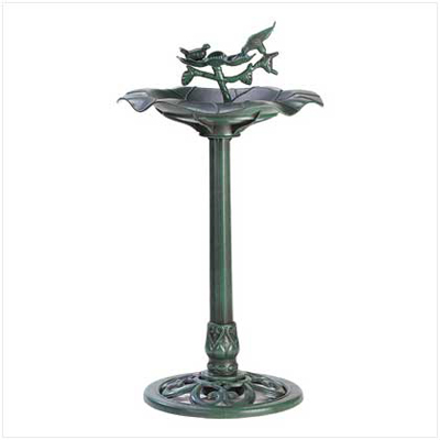 #39617 Verdigris Birdbath