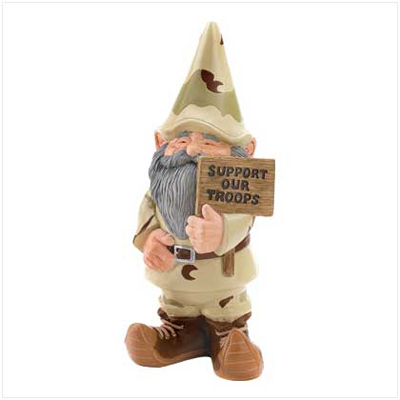 #39627 Support Our Troops Gnome