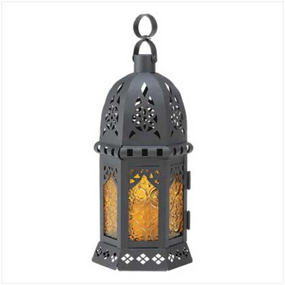 #39923 Yellow Moroccan Lantern