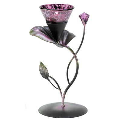 #D1118 Lilac Lily Pad Tealight Holder