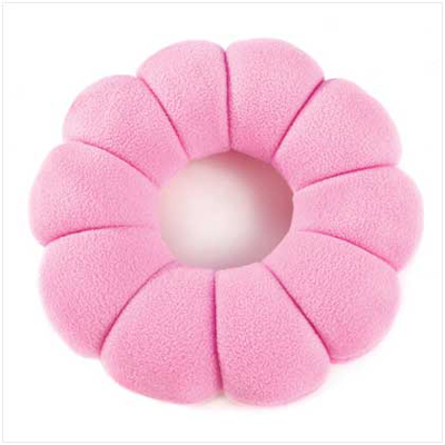 #D1125 Pink Posy Travel Pillow