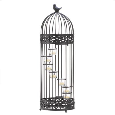 #D1232 Birdcage Staircase Candle Stand