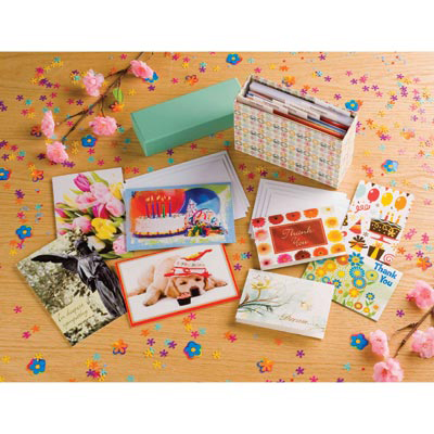 #T1006 Stationary Box With Cards